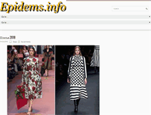Tablet Screenshot of epidems.info